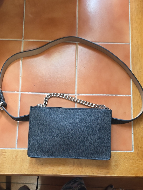 MICHAEL Michael Kors Handbags - MICHAEL MICHAEL KORS SIGNATURE CHAIN ZIP BELT BAG SIZE XL NEW WITHOUT TAG